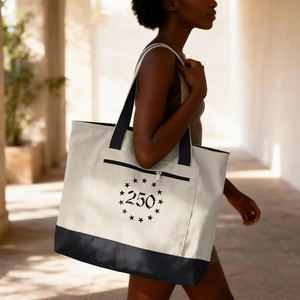 Borsa per il Giorno dell'Indipendenza, Patriottica 1776-2026, Grande Borsa Regalo per il 4 Luglio, Borsa in Tela con Cerniera per il 250° <span class=keywords><strong>Anniversario</strong></span> degli USA - Product Image 5