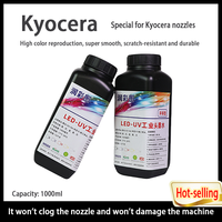 Cabezal UV Industrial RUNCAITU para Impresora Plana Digital Kyocera RH72, 1000 ml/Botella, Colores Vívidos