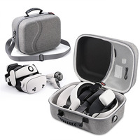 Sac de rangement bandoulière pour casque Meta 3/3S Elite, compatible, en EVA, avec fermeture éclair, grande capacité, étanche et portable