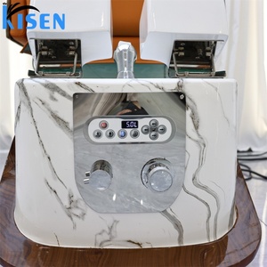 KISEN Wholesale Plumbing Foot Spa Salon Equipment Pedicure Chair Kneading Massage Foot Spa Pedicure <b>Extension</b> <b>Nail</b> Chair Sofa - Product Image 5