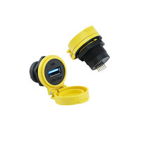Conector USB Impermeable IP67 para Montaje en Panel, Venta al Por Mayor