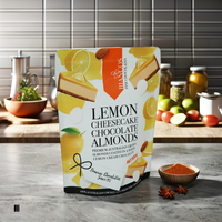 Sacs d'emballage personnalisés de qualité alimentaire pour biscuits au citron respectueux de l'environnement et résistants à l'humidité pour la gelée et le chewing-gum