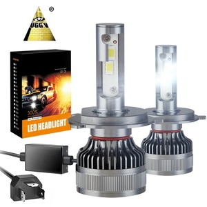 Ampoule halogène OEM taille sans polarité ampoule de phare LED 18000LM H1 H3 H8 <span class=keywords><strong>H9</strong></span> H10 H11 H13 HB3 HB4 ampoules de phare de voiture sans ventilateur - Product Image 1