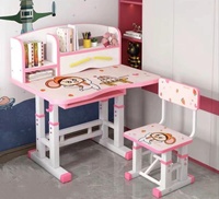 Yuantu Nouveau Design Ensemble Table et Chaise d'Étude Ergonomique en Bois pour Enfants Mobilier Scolaire et Domestique Moderne Caractéristique Réglable pour Salon