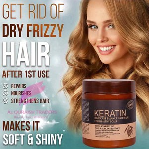 Maschera per Capelli Nutriente Anti-Caduta con Cheratina Essenziale Organica e Collagene per Vendita all'Ingrosso - Product Image 3
