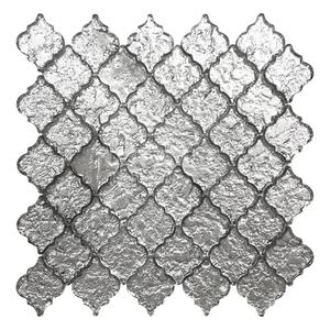 Versilberung Glänzende Glas fliesen Mosaik Arabischer Stil Gold und Rot Mischfarbe Wand poliert Kristall Glitter Wandmosaik fliesen - Product Image 5