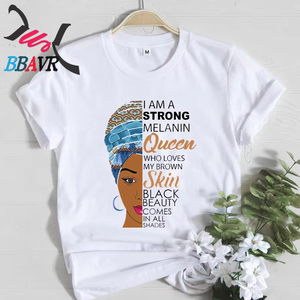 Camiseta de Manga Corta Estampada de Estilo Retro, Informal y a la Moda para Mujer, Venta al Por Mayor de Fábrica, Alta Calidad, Popular en Otoño - Product Image 1