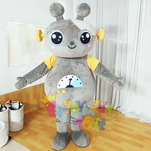 Haute Qualité Personnage Personnalisé <span class=keywords><strong>Dessin</strong></span> <span class=keywords><strong>Animé</strong></span> Mascotte Costume Halloween Carnaval Intéressant Robots Cosplay Costumes pour Adulte - Product Image 4