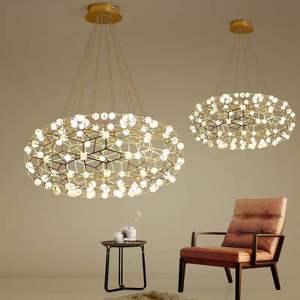 Lámpara Colgante Moderna Minimalista para Decoración de Interiores, <span class=keywords><strong>Precio</strong></span> Económico, Lámpara Colgante de Latón para Sala de Estar - Product Image 1