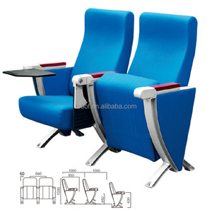 Silla de entrenamiento para sala de conferencias con mesa de escritura, sillas de teatro, silla de cine, asientos de auditorio, muebles modernos - Product Image 6