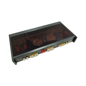 Amplificatore <span class=keywords><strong>Subwoofer</strong></span> per auto a 4 canali a 4 canali <span class=keywords><strong>150W</strong></span> RMS crossover a guscio trasparente in alluminio di qualità del suono - Product Image 1