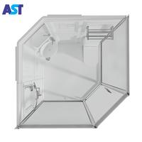 Tout en un modulaire Préfabriqué salle de bain wc toilette unité cabine de douche