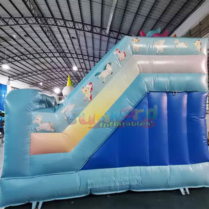 Castillo inflable de unicornio, tobogán inflable para fiestas infantiles, combo comercial. - Product Image 5