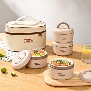 Boîte <span class=keywords><strong>Repas</strong></span> Bento Isotherme Portable de Haute Qualité avec Revêtement Intérieur en Céramique Multi-Couches pour la Conservation Alimentaire et la Préparation des <span class=keywords><strong>Repas</strong></span> - Product Image 2