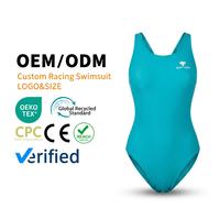 Maillot de bain de compétition une pièce pour femmes, résistant au chlore, séchage rapide, anti-UV, imprimé écologique, certifié FINA
