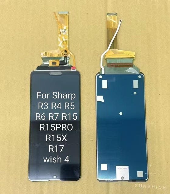 Mobile Phone Lcd for sharp R3 R4 R5 R6 R7 R15 R15PRO R15X R17 Touch Screen Display Pantalla for Replacement Mobile Accessories