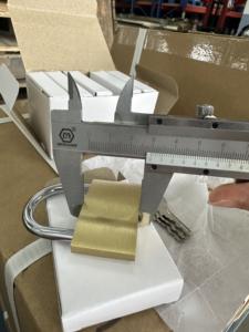 Candado de latón de tipo delgado de 50 mm seguro de alta calidad de venta directa de fábrica más barato - Product Image 5