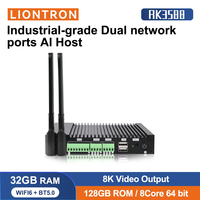 Nouveau Rk3588 Android 12/13 Liontron Mini PC 1000M double Ethernet HD affichage AIOT contrôleur ordinateur Ports série COM UART sans ventilateur