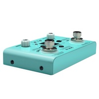 Pédale d'effet pour guitare M-VAVE Lost Tempo en alliage d'aluminium avec looper, machine à rythmes, accordeur intégré, synchronisation, enregistrement de boucles et contrôle par bouton
