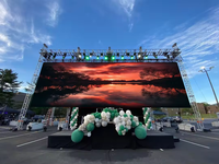 Écran LED extérieur d'étape géante d'affichage de location de la vidéo P3.91 LED de mur de l'intense luminosité LED pour la représentation