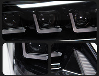 Pour Toyota Hilux Vigo 2012 2013 2014, ensemble de phares LED, paire, blanc, lentille de projecteur DRL, remplacement de lampe pour pick-up, 12V