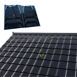 Tejas solares transparentes PERC de 150W, sistema de tejas solares, tejas solares BIPV duraderas, módulo de células solares artificiales - Product Image 3