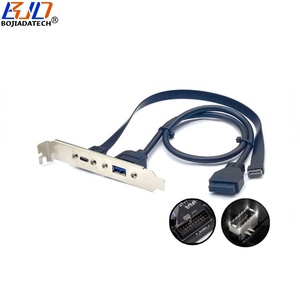 Großhandel 20 Gbit/s USB <span class=keywords><strong>3.2</strong></span> Typ C 5 Gbit/s Typ-A-Anschluss an MB Typ-E 19PIN-Header-Datenkabel 50CM mit Halterung auf Lager - Product Image 2