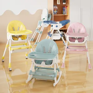 Foldable Anti Fall Babies Rocker Highchair For Baby Luxury