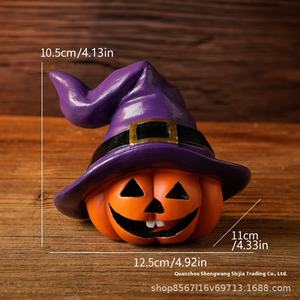 Decoraciones <span class=keywords><strong>de</strong></span> Resina Pequeñas Personalizadas Más Vendidas, Adorno <span class=keywords><strong>de</strong></span> Calabaza <span class=keywords><strong>de</strong></span> Halloween para Días Festivos, Accesorios <span class=keywords><strong>de</strong></span> Fiesta <span class=keywords><strong>de</strong></span> Fantasmas <span class=keywords><strong>de</strong></span> Navidad, <span class=keywords><strong>Sombrero</strong></span> <span class=keywords><strong>de</strong></span> <span class=keywords><strong>Bruja</strong></span> - Product Image 6