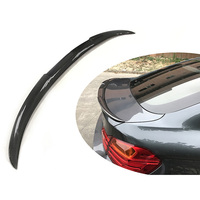 Kit de tuning 4 pièces 100% fibre de carbone : Lame avant, diffuseur arrière, jupes latérales et spoiler pour BMW Série 4 F32 M4 F82 2014-2020