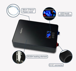 Calentador de agua eléctrico sin tanque para toda la casa, recinto protegido de clase electrónica IA IPX4, calentamiento rápido para uso doméstico - Product Image 3