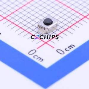 B3U-1000P Tactile Switch SMD,2.5x3mm Switch Single Pole Single Throw Round Button 1.53N Vertical Mount - Product Image 1