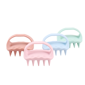 Wholesale New Style Unique Square Design <b>Beard</b> Scrubber Silicone <b>Beard</b> Brush & Exfoliator Scalp Massager Brush - Product Image 6