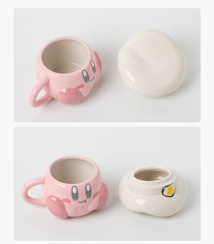Madou Cute Pink Cartoon Chef Star Mug - Perfect for Kids