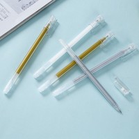 Ensemble de 3 stylos à peinture métallique pour étudiants, dessin, graffiti et bricolage - Or, argent, blanc, marqueur à base d'eau pour retouches