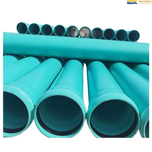 Труба ПВХ синяя SDR11, SDR16, SDR26 диаметром 110 мм, 120 мм, 140 мм, 200 мм, 2, 10, 12, 24, 45 дюймов для водоснабжения, дренажа и ирригации - Product Image 2
