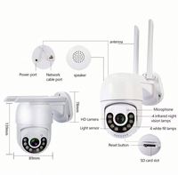Sistem Kamera Keamanan Wifi Ikevision Camhipro 1080P 2MP Luar Ruangan Penglihatan Malam Audio Dua Arah Sensor CMOS IP67 Tahan Air Rumah