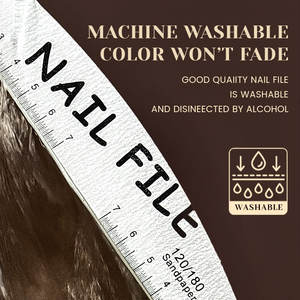 Juego Profesional de Limas para Uñas, Colores Variados, Grano <span class=keywords><strong>80</strong></span>/<span class=keywords><strong>100</strong></span>/<span class=keywords><strong>120</strong></span>/150/180, Papel de Lija, <span class=keywords><strong>Lima</strong></span> Pulidora Doble para Cutículas, <span class=keywords><strong>Lima</strong></span> de Esmeril - Product Image 2