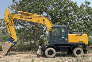 Pelleteuse coréenne de seconde main hyundai210w-7 le commerce extérieur vente directe pelleteuse sur pneus Hyundai R210W-7 - Product Image 5