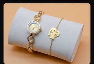 Ideas de Regalos para el Día de la Madre 2024: Reloj + Pulsera + Collar + Aretes + Anillos, 5 en 1, Regalos de Navidad para Mujer - Product Image 6