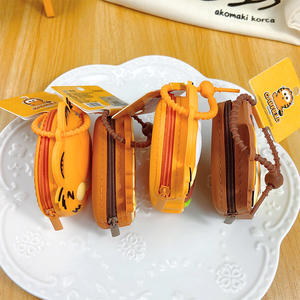 Mini porte-monnaie et écouteur en silicone <span class=keywords><strong>Garfield</strong></span> véritable Porte-clés en PVC avec dessin animé créatif Cadeau d'anniversaire pour femme - Product Image 5