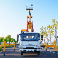 Camion de travail aérien JMC Isuzu 4x2 165ch 170ch avec nacelle télescopique 24M pour opérations en haute altitude – Marché africain