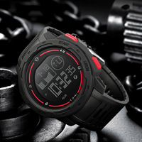 Reloj de Pulsera Electrónico TOMI T222, Diseño de Esfera Redonda, Caja de Plástico, Correa de PU, Resistente al Agua, Reloj Deportivo de Moda