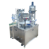 Machine automatique de scellage et de bouchage de pâte à tartiner au chocolat à haute productivité avec lampe germicide UVC pour l'alimentation, les produits chimiques et l'eau pure