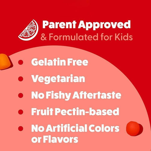 คิดส์ โอเมก้า 3 6 9 กัมมี่ พร้อมดีเอชเอ สำหรับ<span class=keywords><strong>พัฒนา</strong></span><span class=keywords><strong>สมอง</strong></span>และเพิ่มสมาธิ - อาหารเสริมสำหรับเด็กแบบเคี้ยวได้ 60 เม็ด - Product Image 3