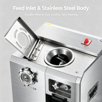 Nouvelle trancheuse à viande commerciale en acier inoxydable 304, couteau de boucher automatique, épaisseur réglable, haute efficacité, 5 lames