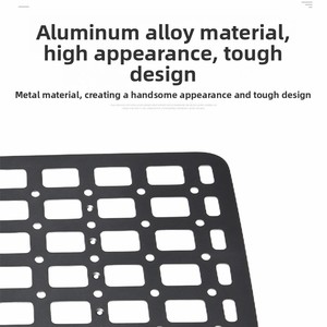 Marco de Expansión Colgante de Red Metálica para Ventana Trasera de ABS para <span class=keywords><strong>Bronco</strong></span> 2021-2025, Accesorios de Decoración para Coche - Product Image 4