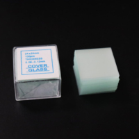 OEM Laboratory Consumables Medical Histology Different Sizes Transparent Clear Microscope Slip Slides Cover Glass for Microscopy
