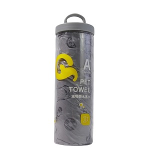 Pet Absorbent Towel Gray PVA Quick Dry For <b>Dog</b> <b>Bathing</b> - Product Image 2