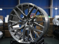 Roues commerciales forgées 17 18 19 pouces 5x1143 Design à face noire Roues forgées 1/2/3 pièces pour jantes Cadillac